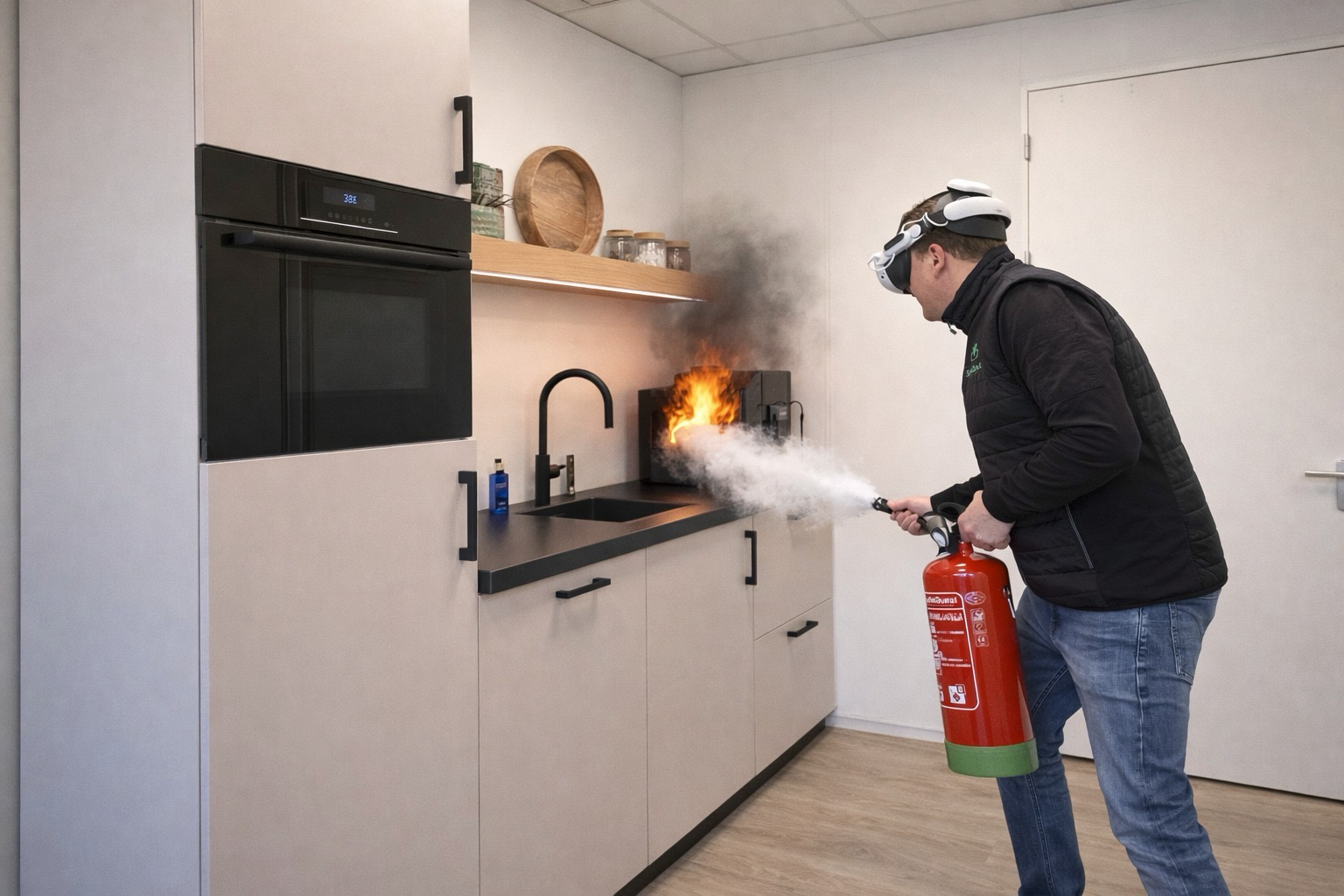 XR brandtraining keukenbrand