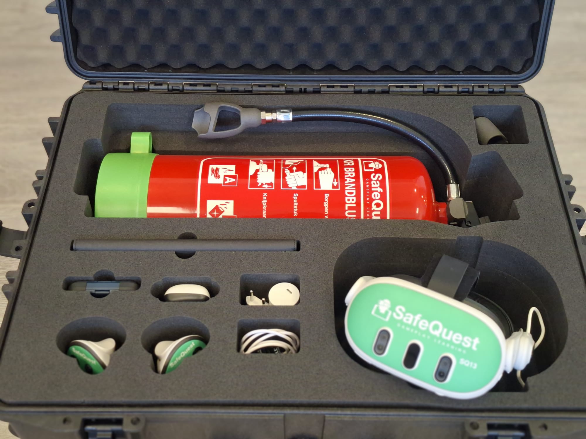 FireScenario XR koffer met apparatuur